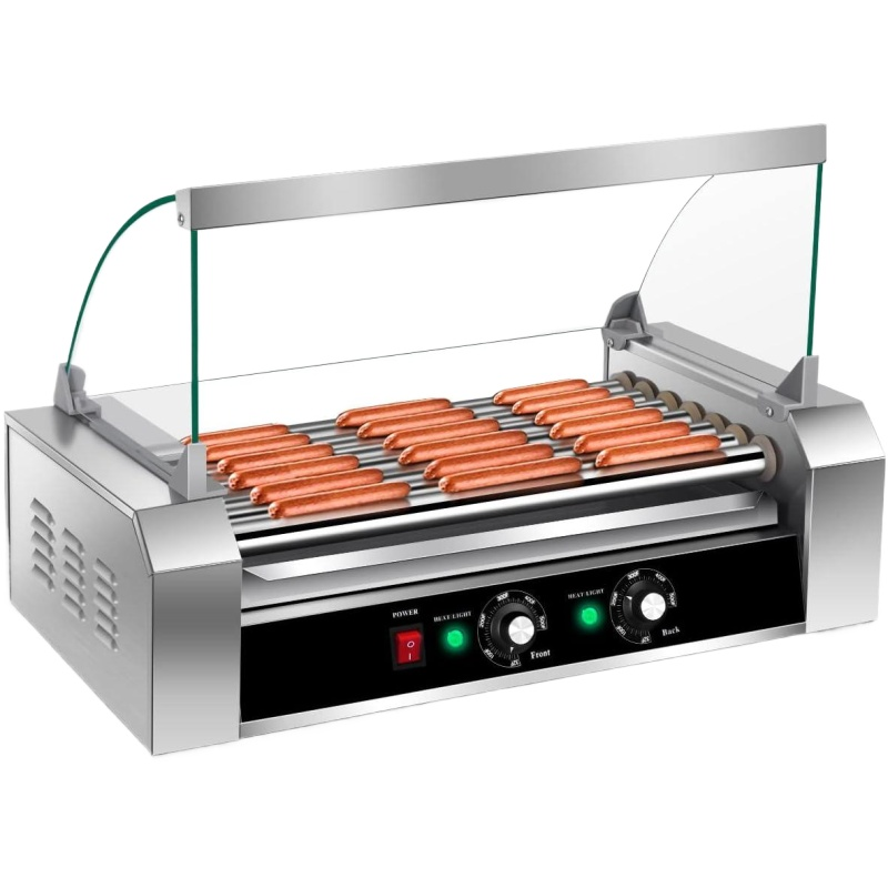 Commercial Equipment & Machinery Agricultural & Food Processing Machinery Snack Machines Other Snack Machines Stainless Steel Full-automatic Roller Electric Sausage Baking Machine