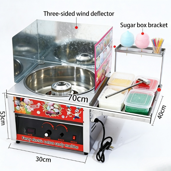 Sweet Cotton Candy Machine Gas Cotton Candy Machine Maker Marshmallow Flower Fancy Candyfloss Sugar Floss Machine